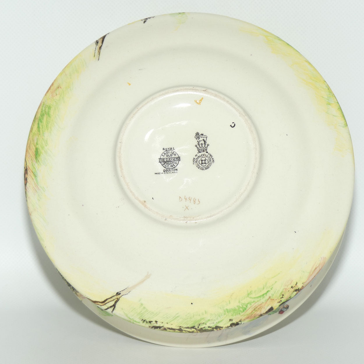 Royal Doulton Gleaners and Gypsies concave sided round bowl D4983
