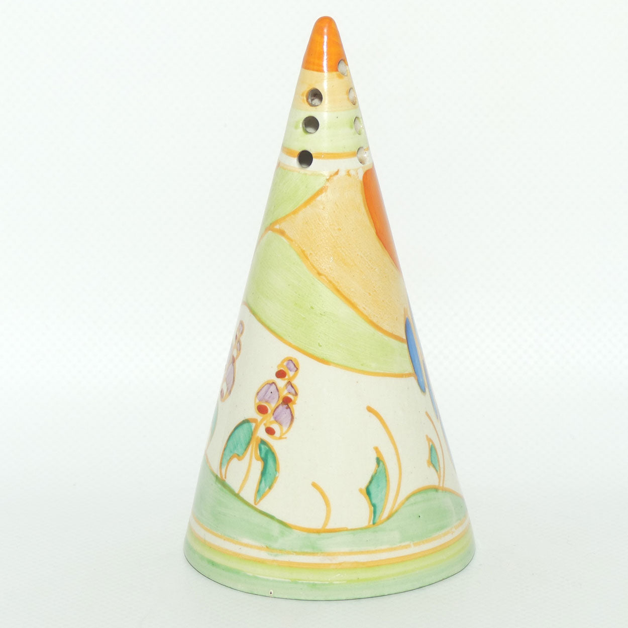 Clarice Cliff Fantasque Windbells conical sugar shaker