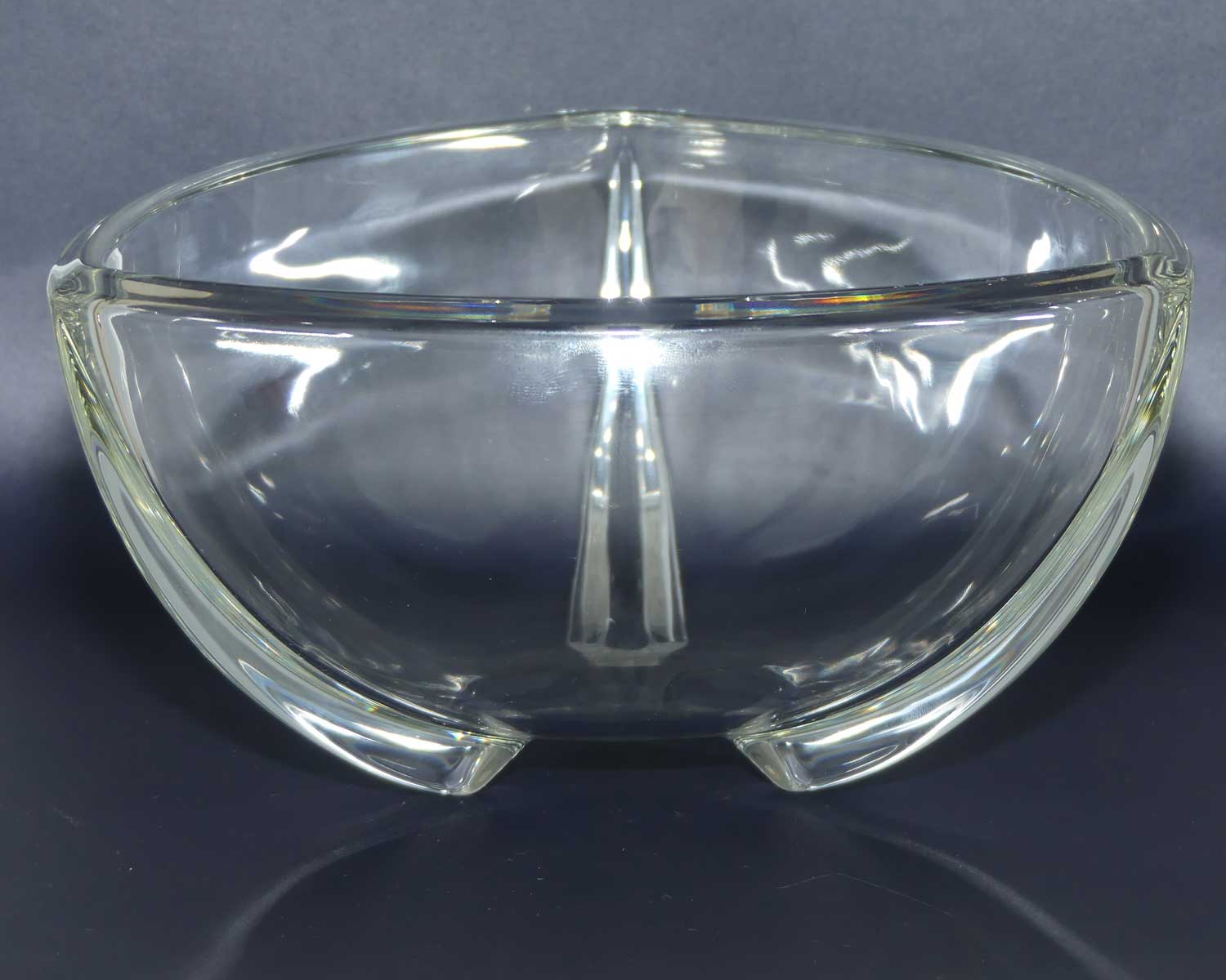 Royal Doulton Crystal | Contempo tri footed bowl | boxed