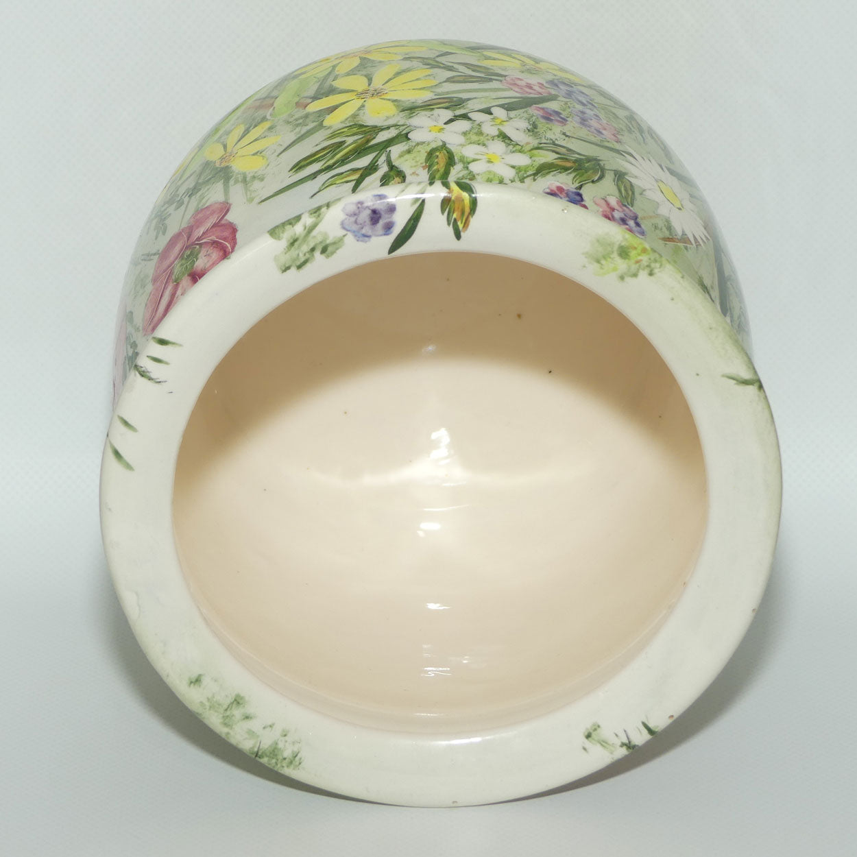 Australian Pottery | Cooee Pottery signed J Lucas lidded cannister | Australian Wildflower Decor