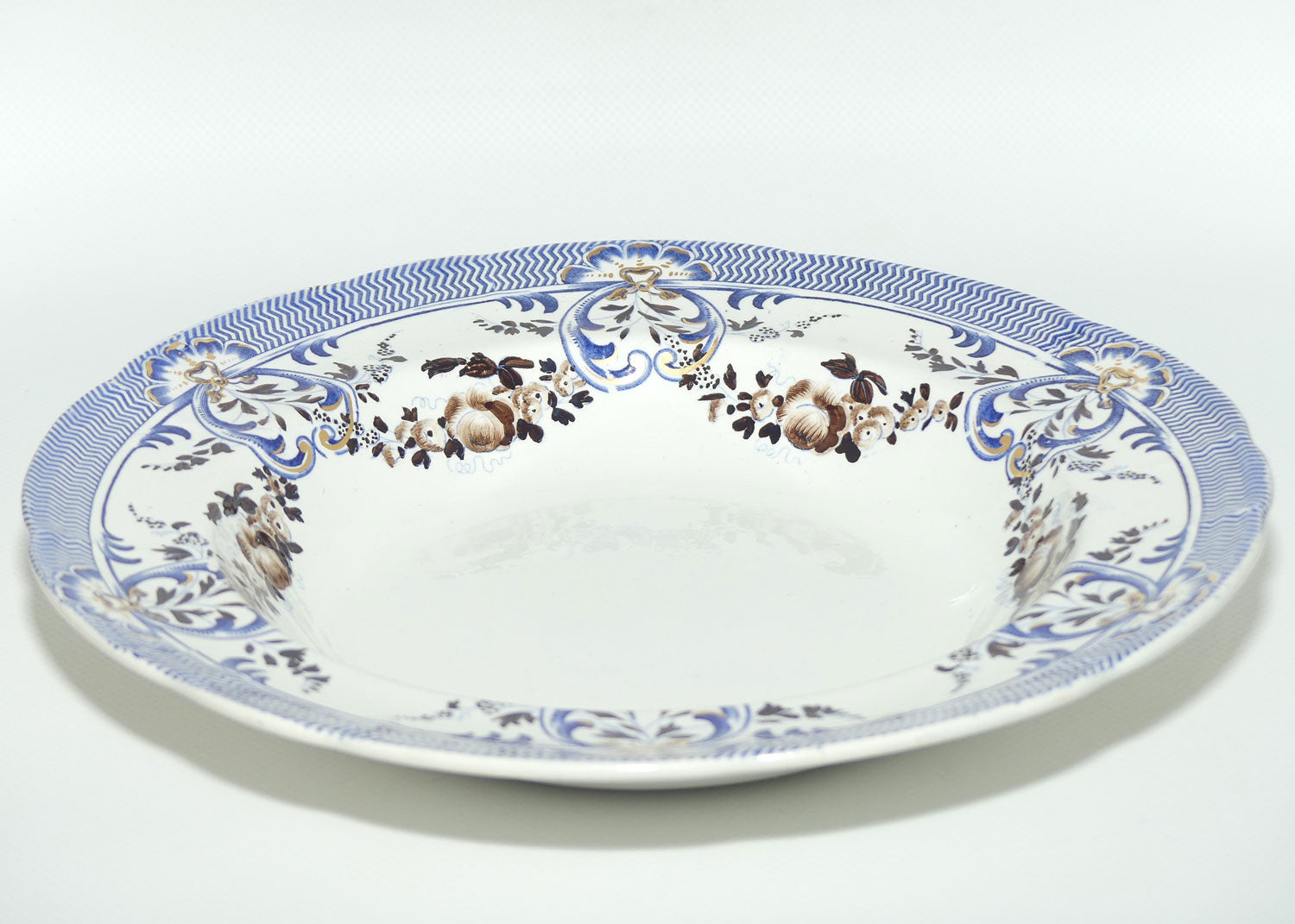 Copeland and Garrett New Fayence Blue and White bowl #2 | c.1833 - 1847 | Regency era