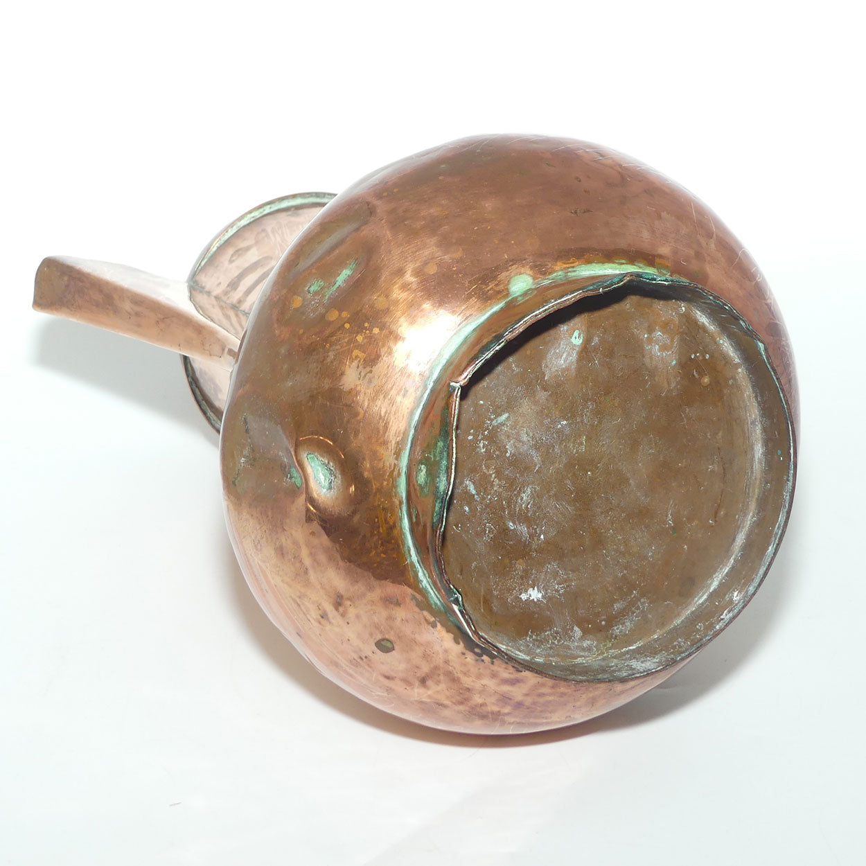 Victorian era Brass and Copper Hot Water Jug