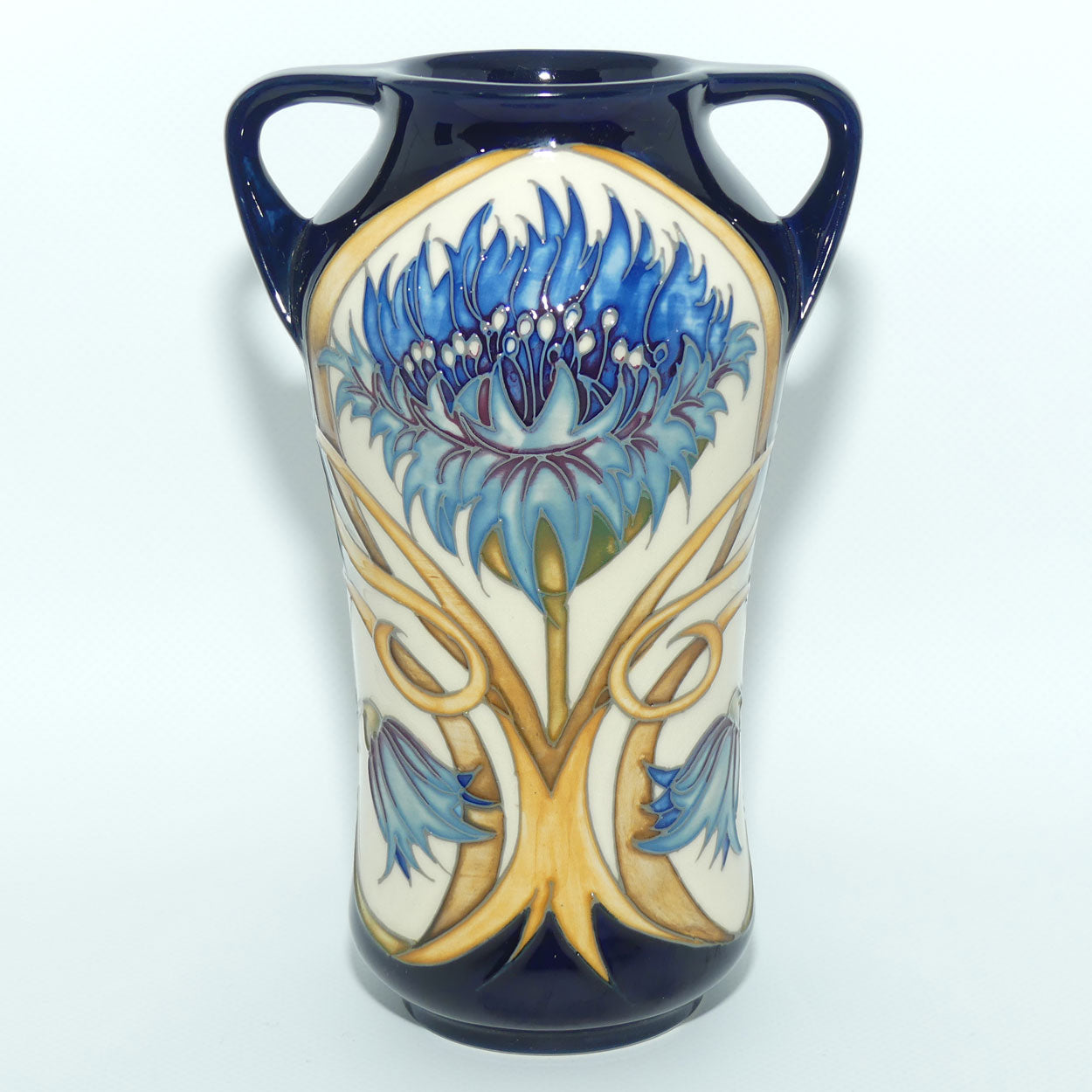 Moorcroft Cornflower Cavalcade 375/7 vase |40/100