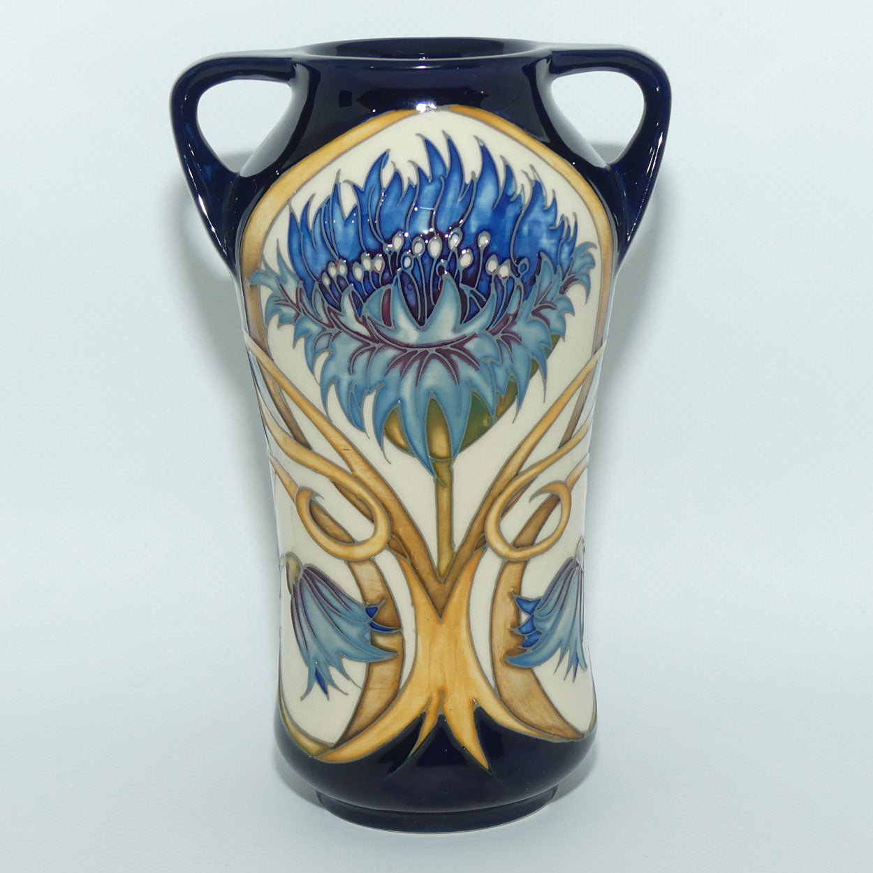 Moorcroft Cornflower Cavalcade 375/7 vase |40/100