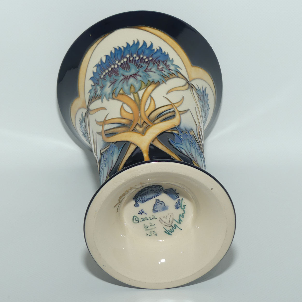 Moorcroft Cornflower Cavalcade 87/9 vase |LE 62/150
