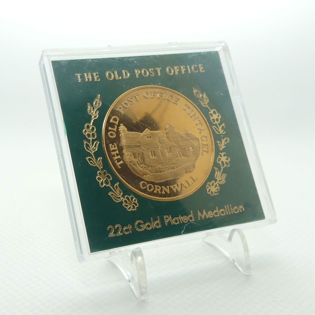 The Old Post Office Tintagel Cornwall | National Trust | 22ct Gold Plated Medallion