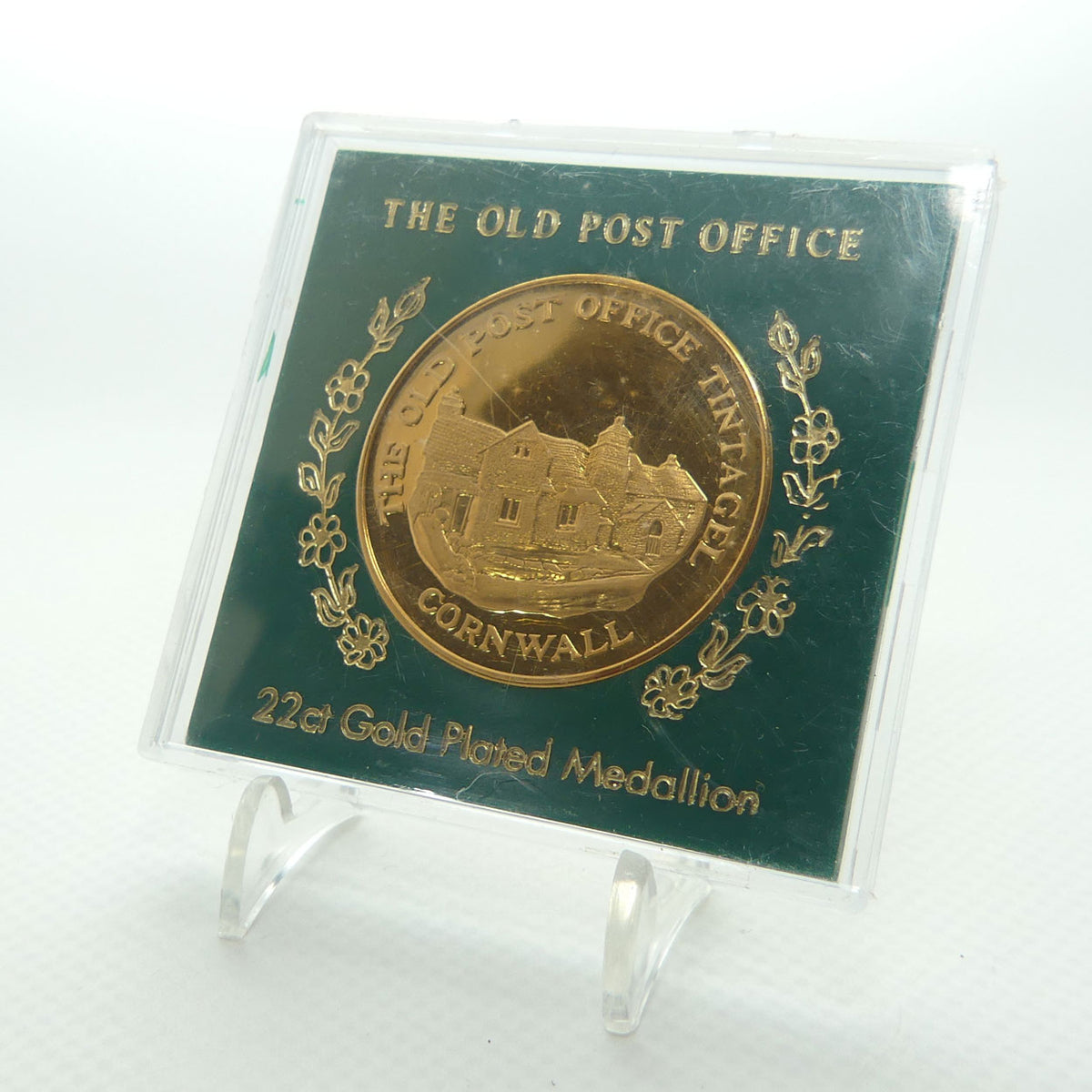 The Old Post Office Tintagel Cornwall | National Trust | 22ct Gold Plated Medallion
