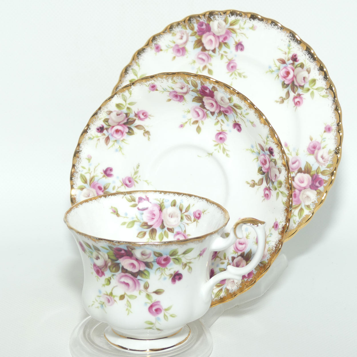 Royal Albert Bone China England Cottage Garden trio