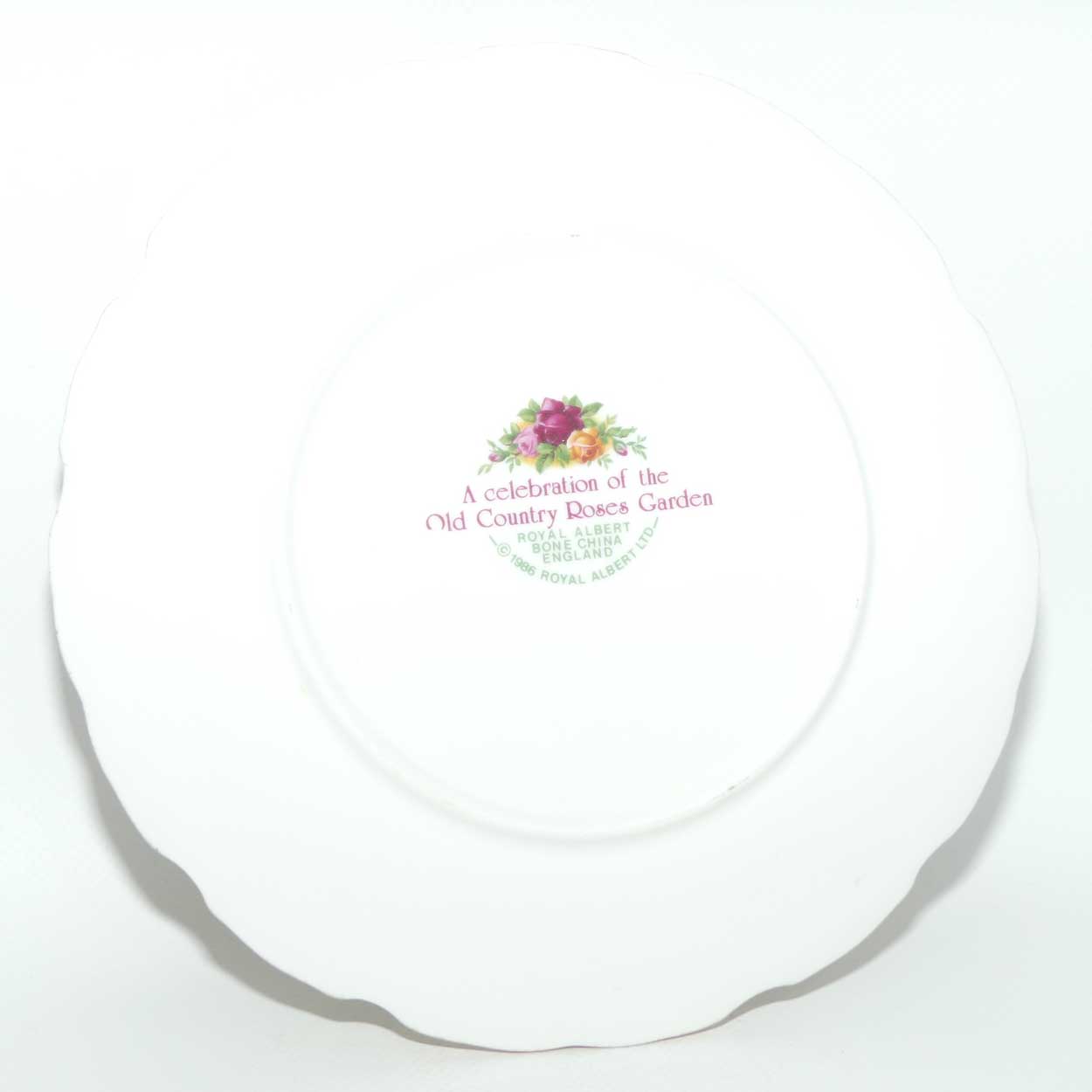 Royal Albert Bone China England | Old Country Roses Cottage Garden plate | Celebration of the Old Country Roses Garden