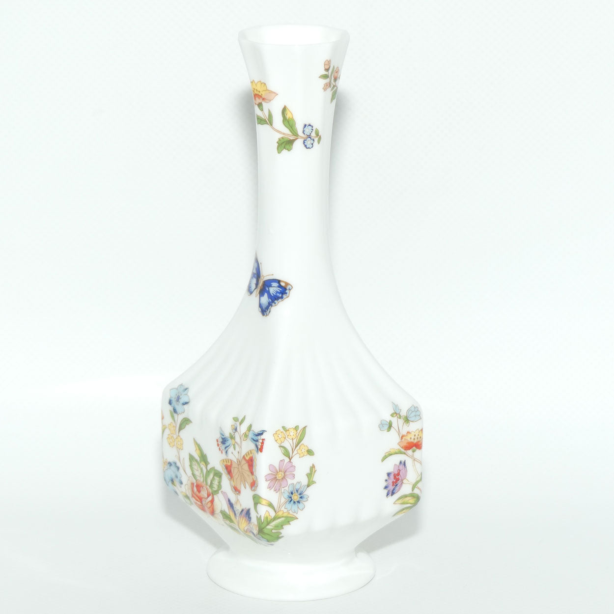 Aynsley Cottage Garden pattern box section shape vase