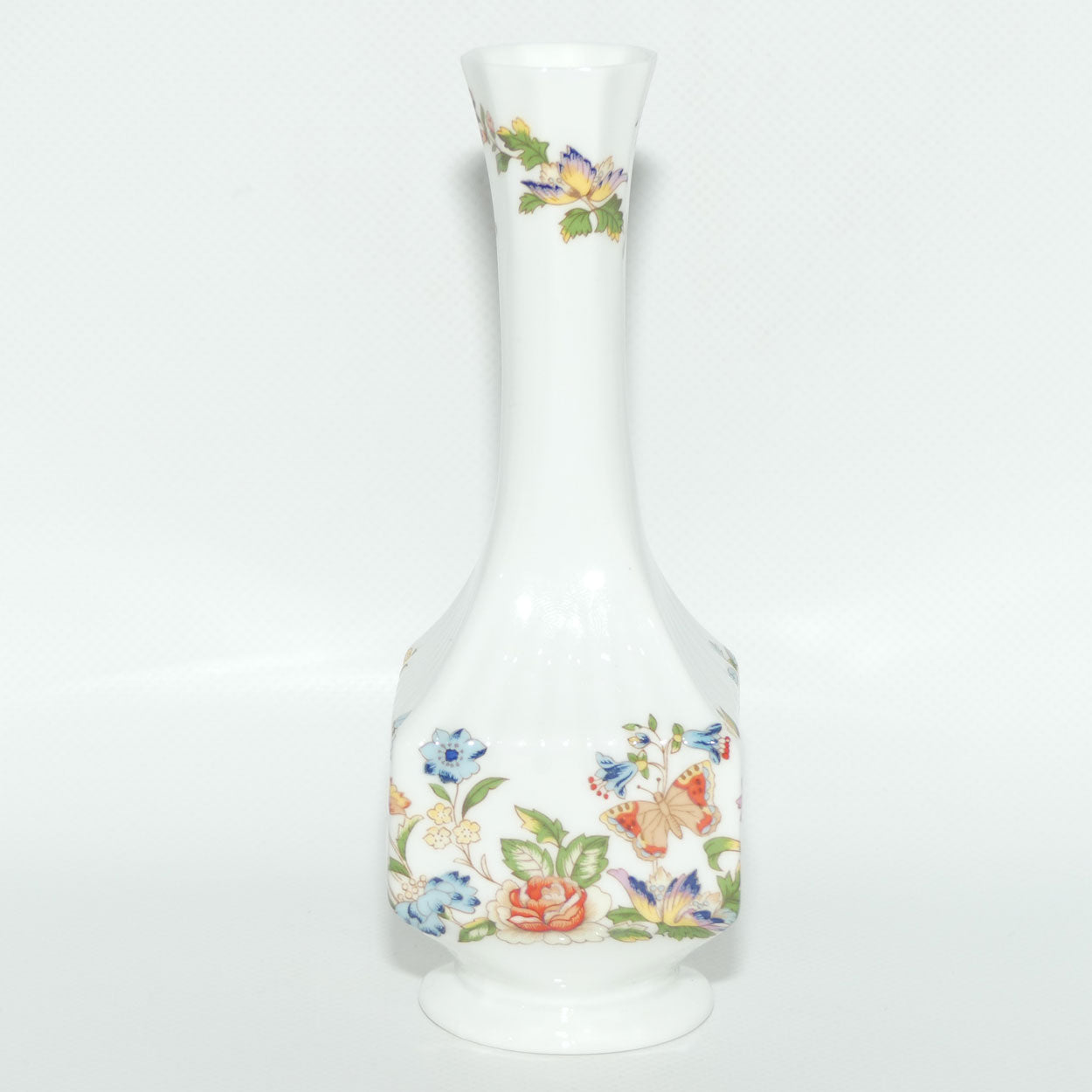 Aynsley Cottage Garden pattern box section shape vase