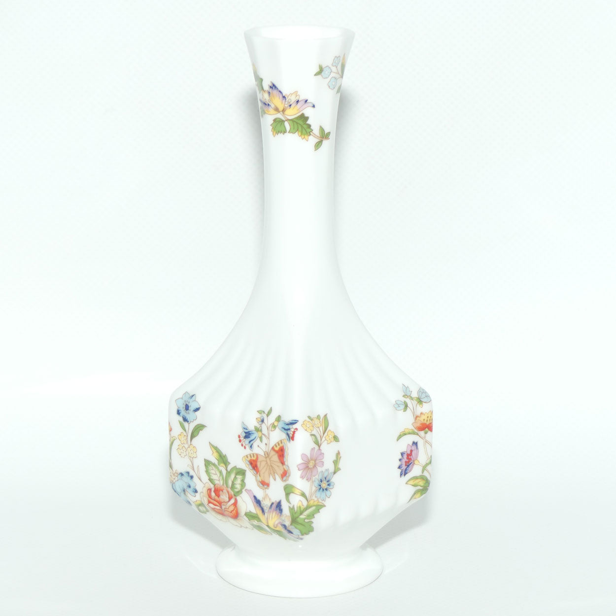 Aynsley Cottage Garden pattern box section shape vase