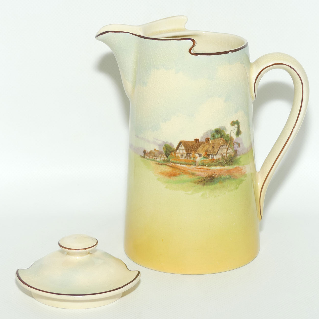 Royal Doulton English Cottages New Barton water pot D4987 | Scene 5