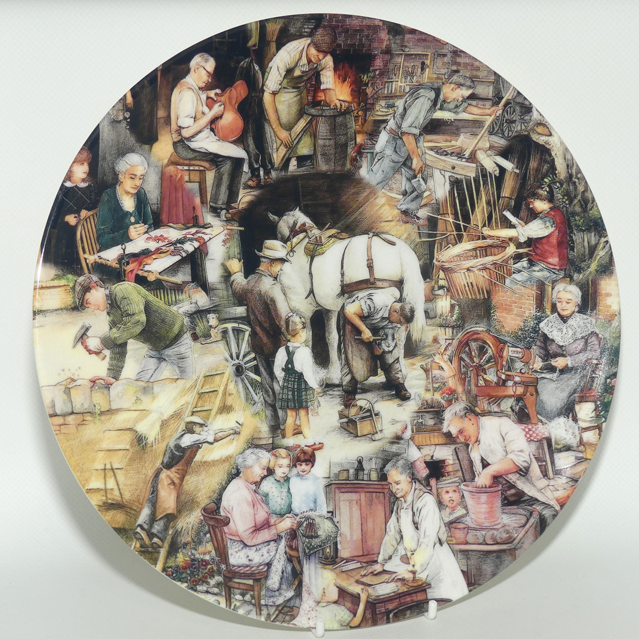 Bradex 26 R62 35.13 plate | Royal Doulton In Celebration of Old Country Crafts | Susan Neale