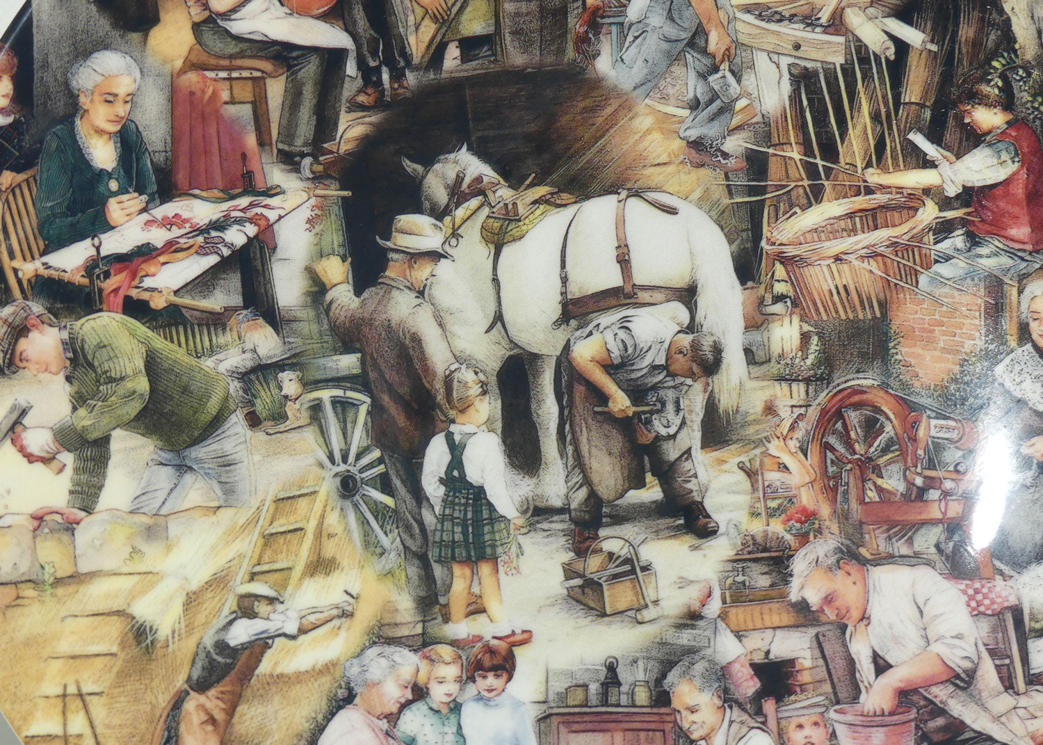 Bradex 26 R62 35.13 plate | Royal Doulton In Celebration of Old Country Crafts | Susan Neale