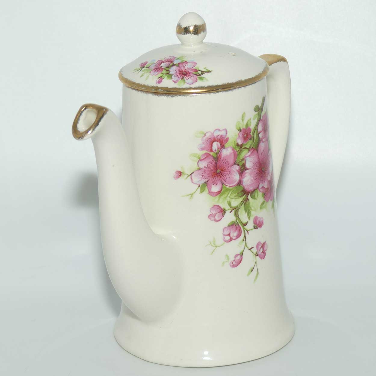 Grindley England Cream Petal Floral coffee set