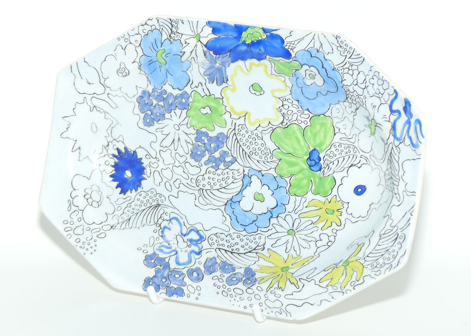 Clarice Cliff Bizarre Crepe de Chene rectangular tray