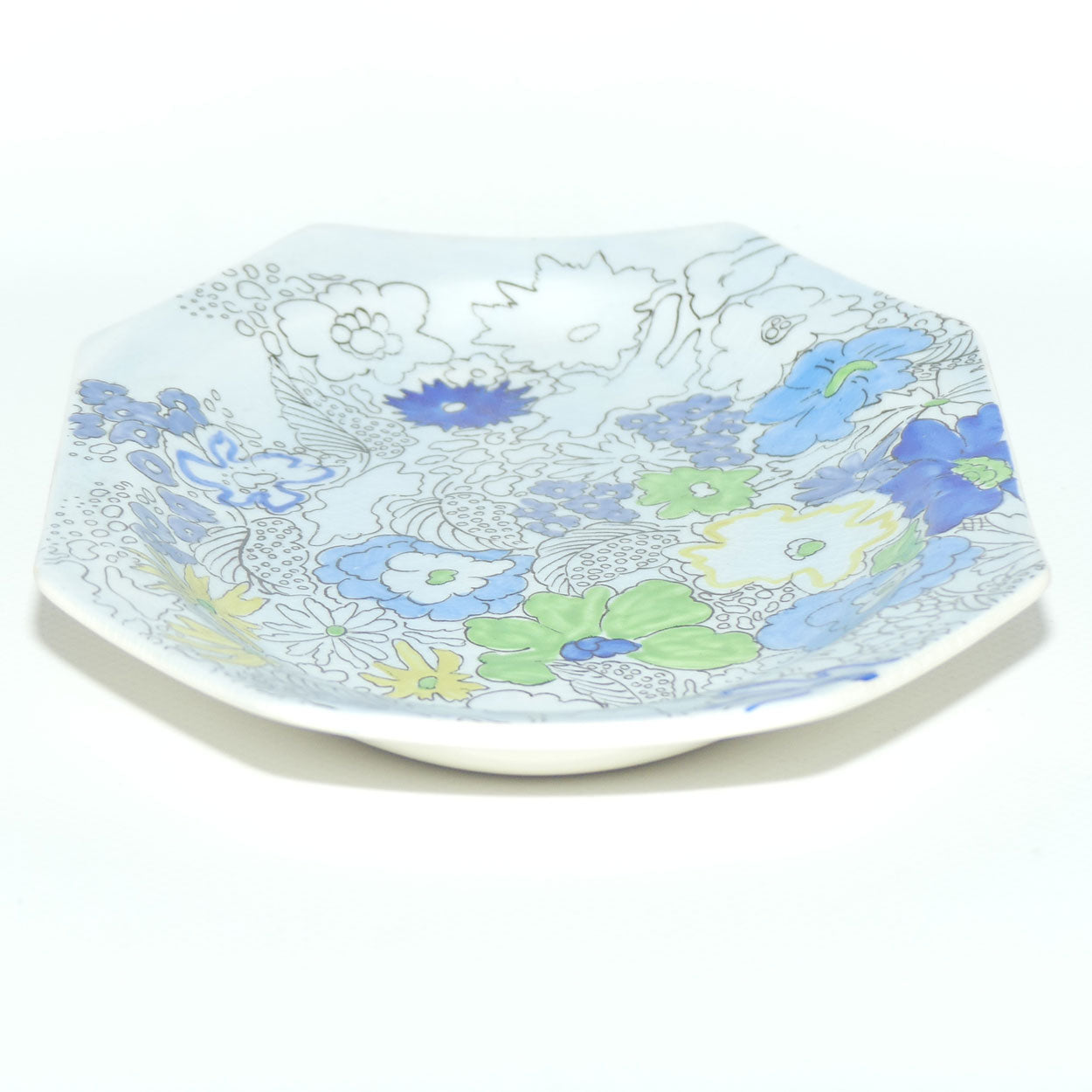 Clarice Cliff Bizarre Crepe de Chene rectangular tray