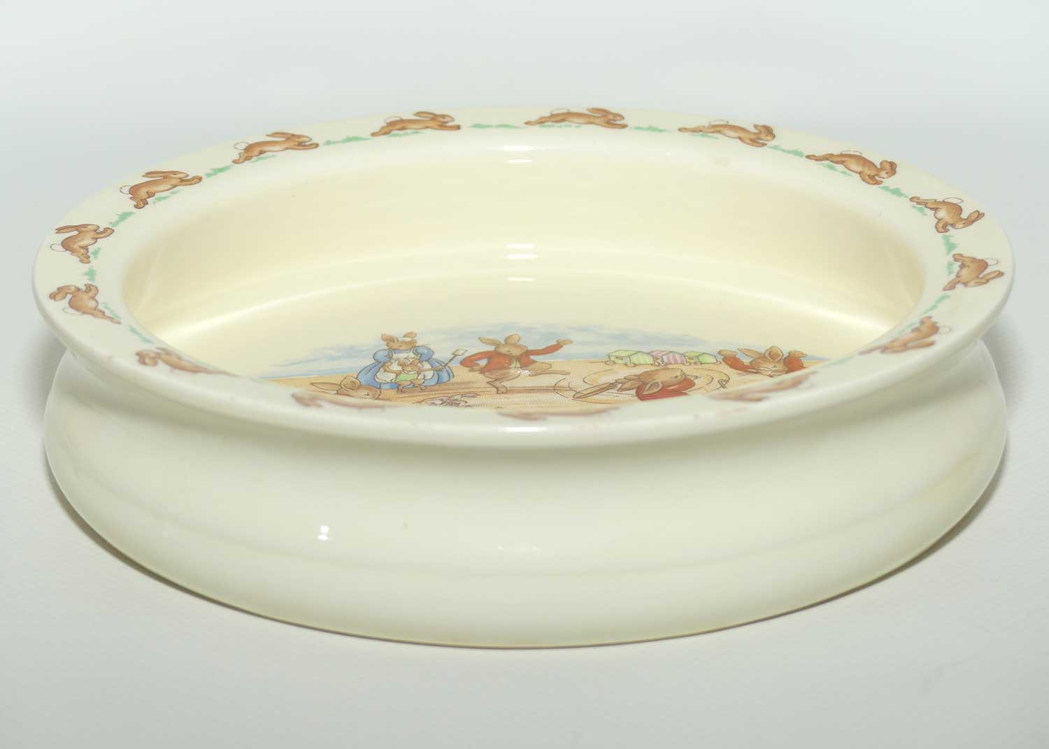 Royal Doulton Bunnykins Tableware Cricket Game baby plate | Round | Large