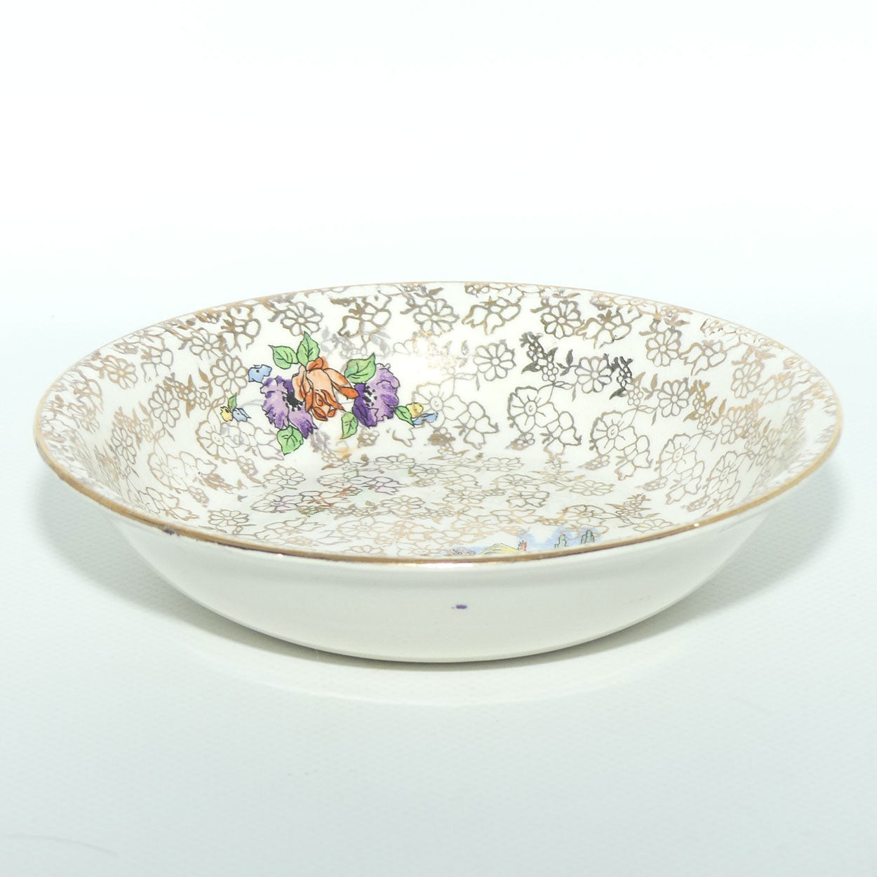 Winterton Longton Crinoline Lady small bowl