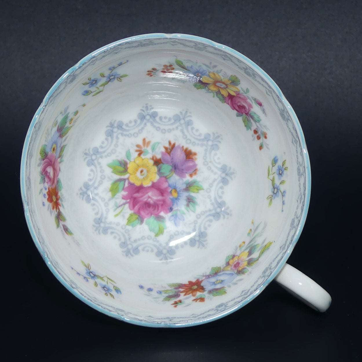 Shelley Henley shape Crochet pattern trio | White Wash | Blue Trim