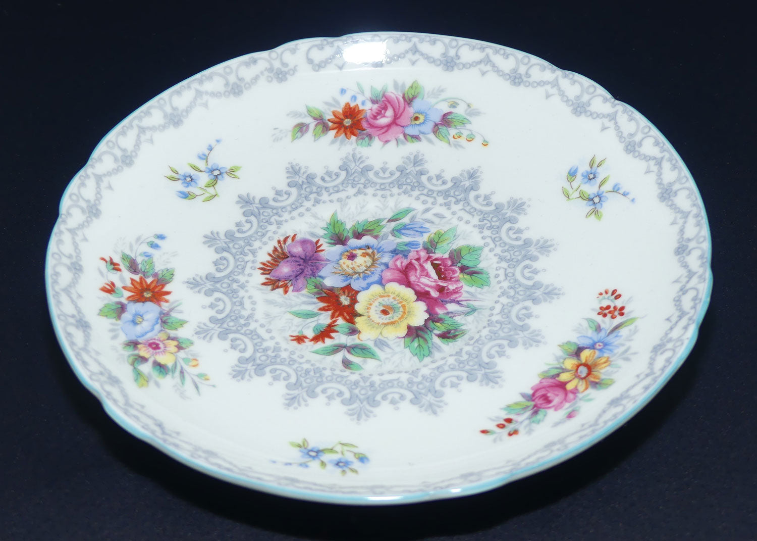 Shelley Henley shape Crochet pattern trio | White Wash | Blue Trim