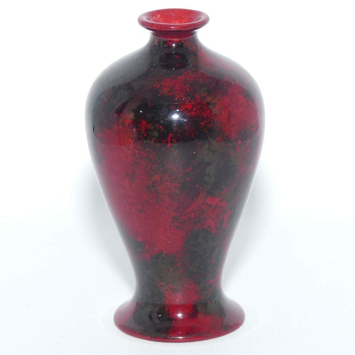 Crown Ducal Spectria Flambe miniature vase