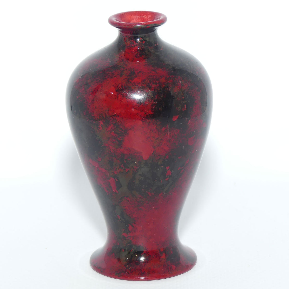 Crown Ducal Spectria Flambe miniature vase