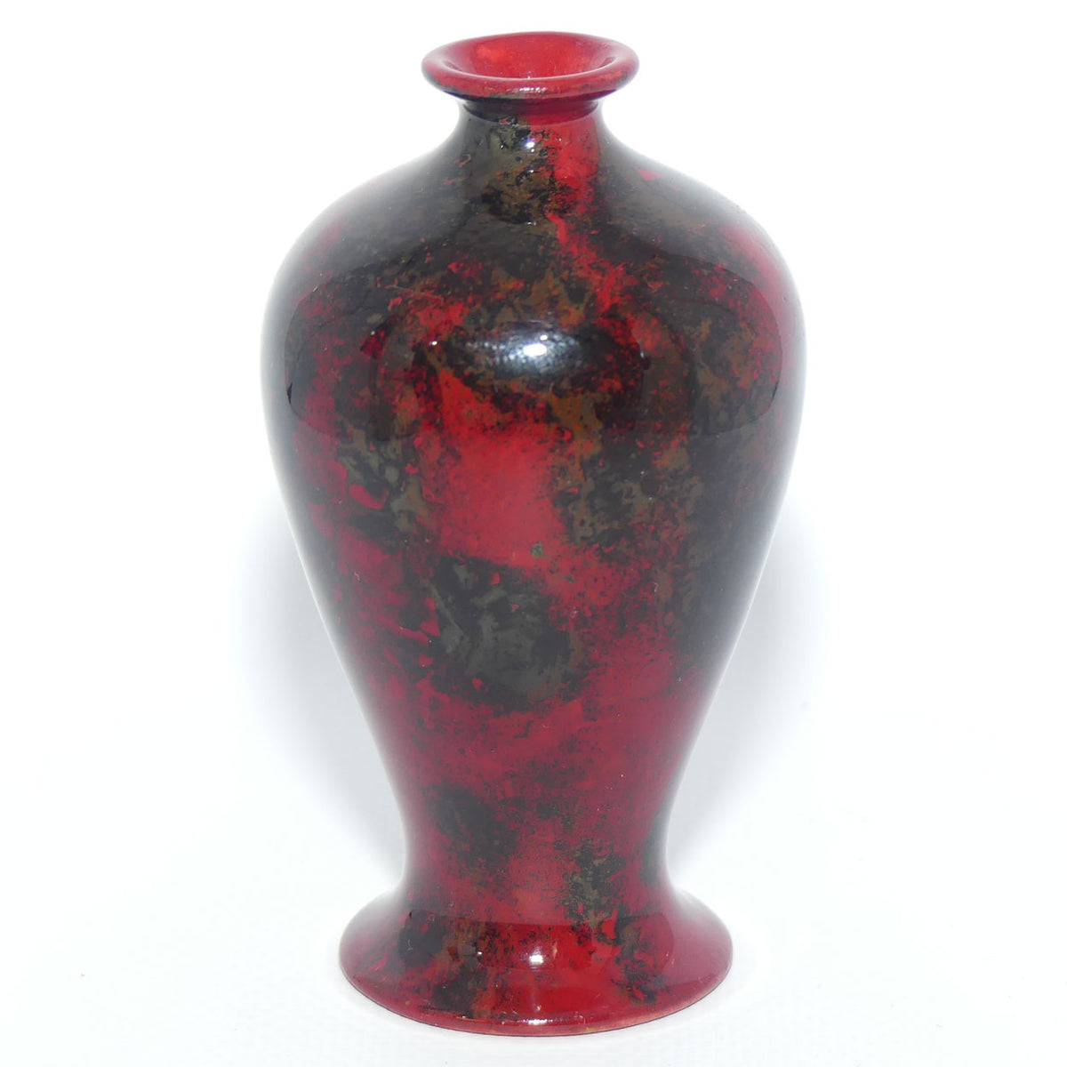 Crown Ducal Spectria Flambe miniature vase