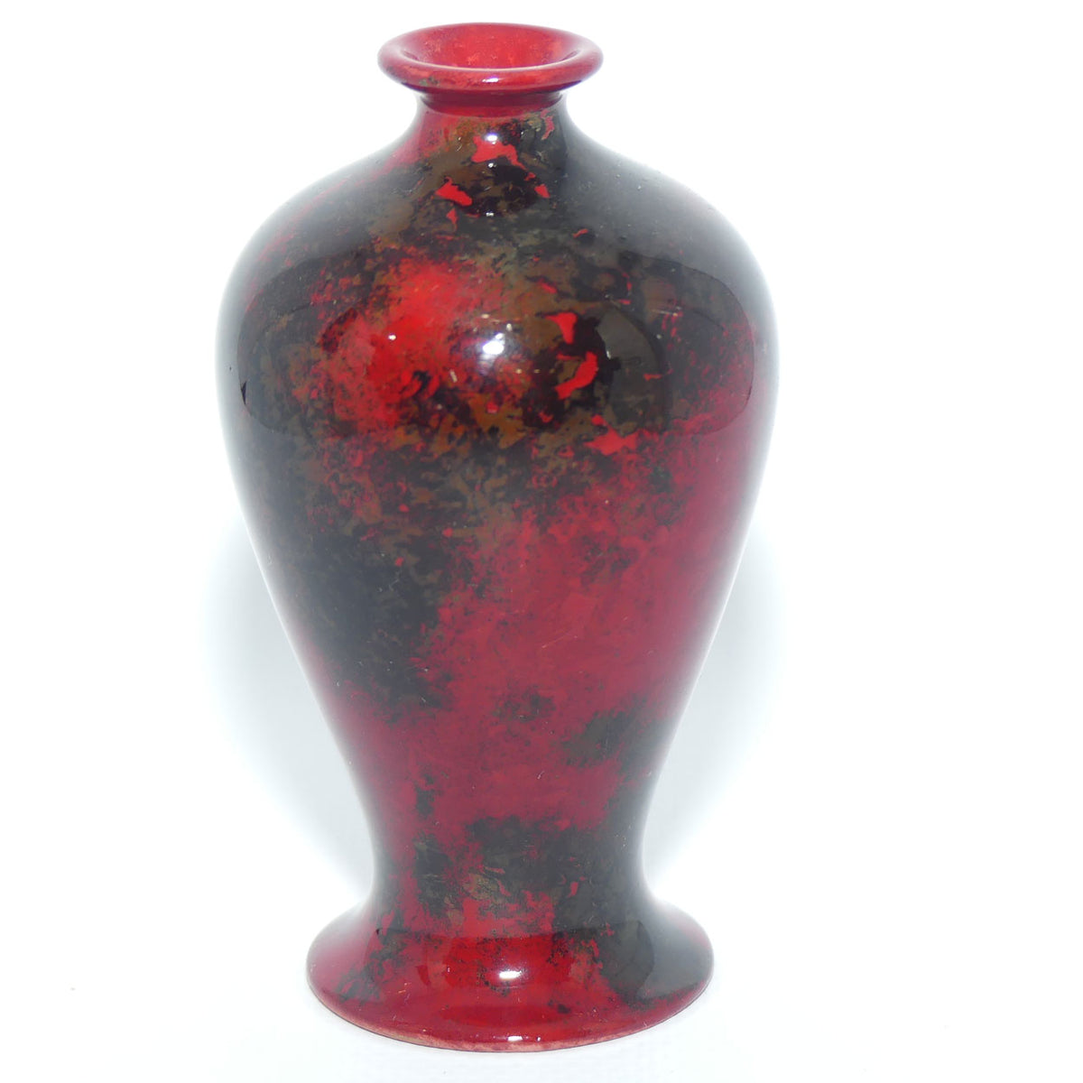 Crown Ducal Spectria Flambe miniature vase