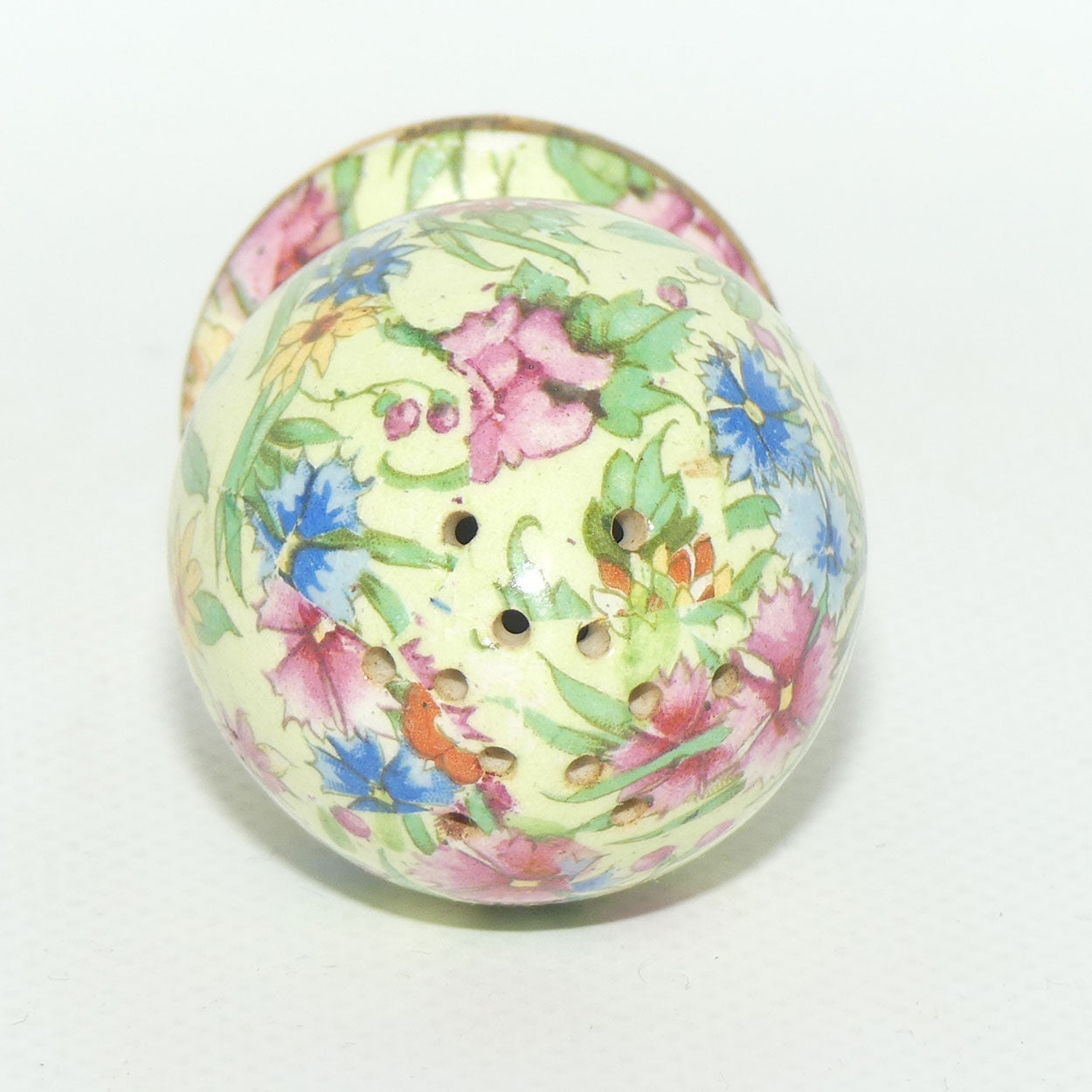 Royal Winton Kew Chintz cruet set on tray