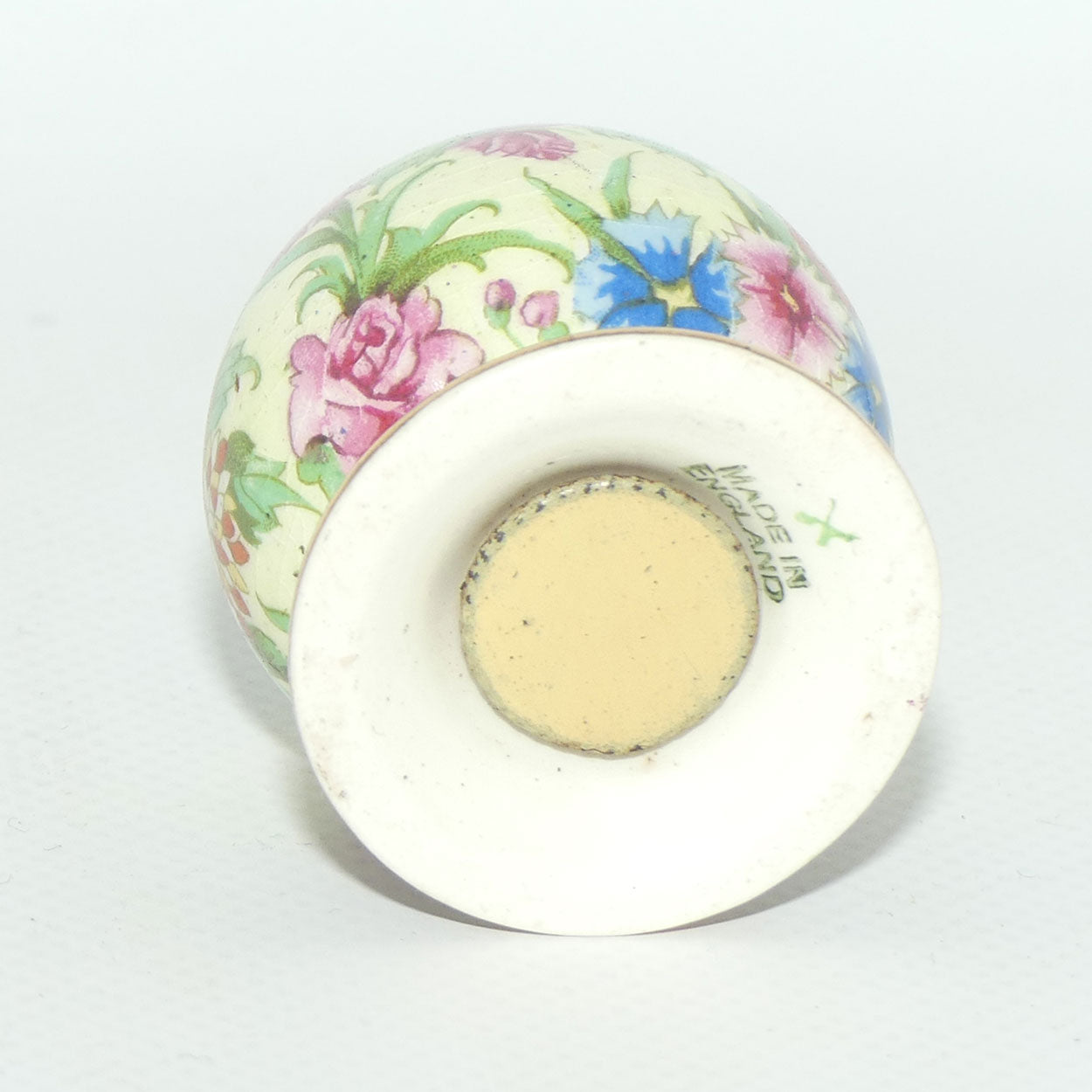 Royal Winton Kew Chintz cruet set on tray