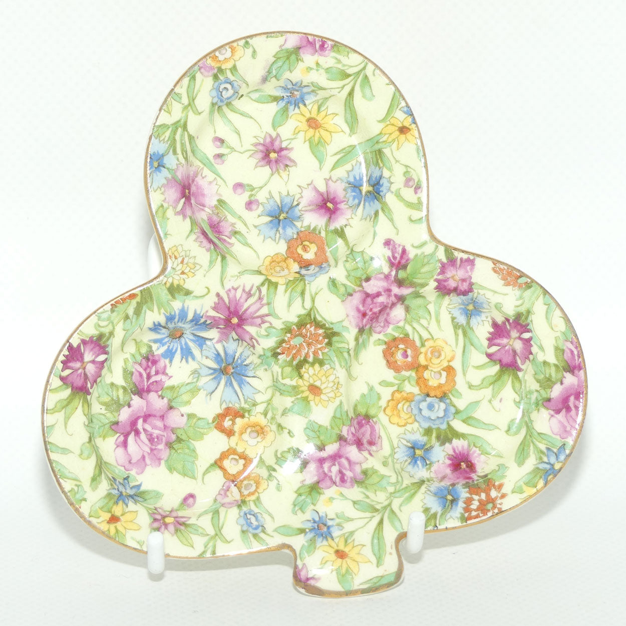 Royal Winton Kew Chintz cruet set on tray