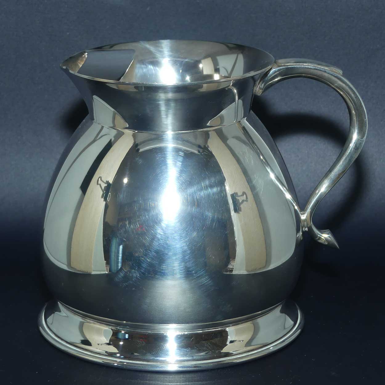 Crusader Plate EPNS A1 wide base ice water jug