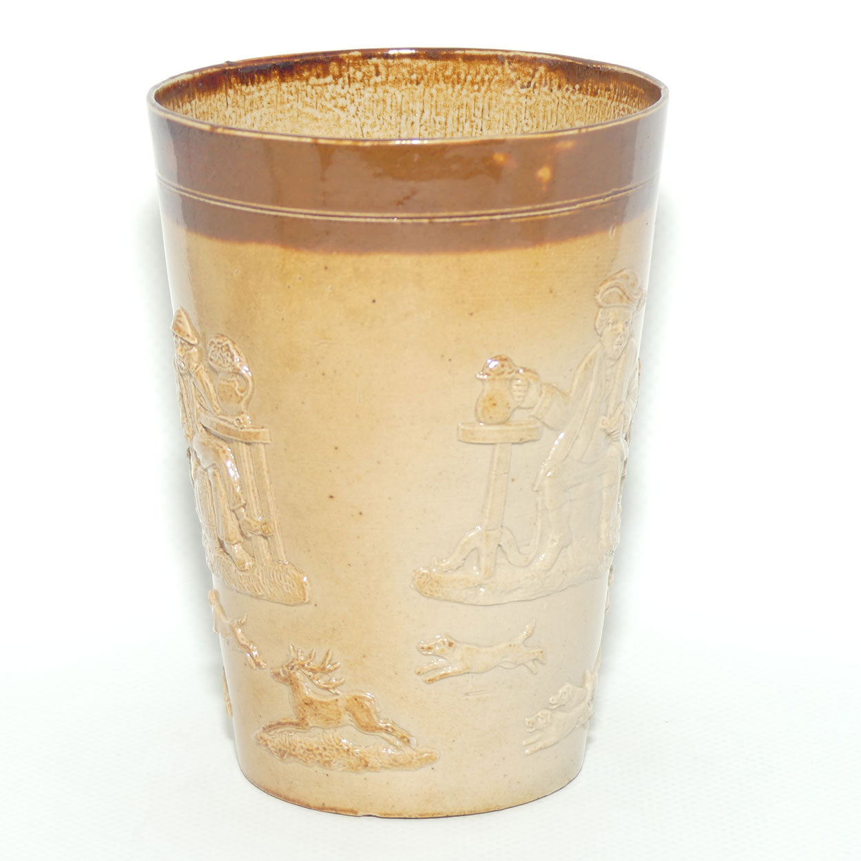 Doulton Lambeth | Royal Doulton Harvest Hunting beaker | 11.5cm tall | #1