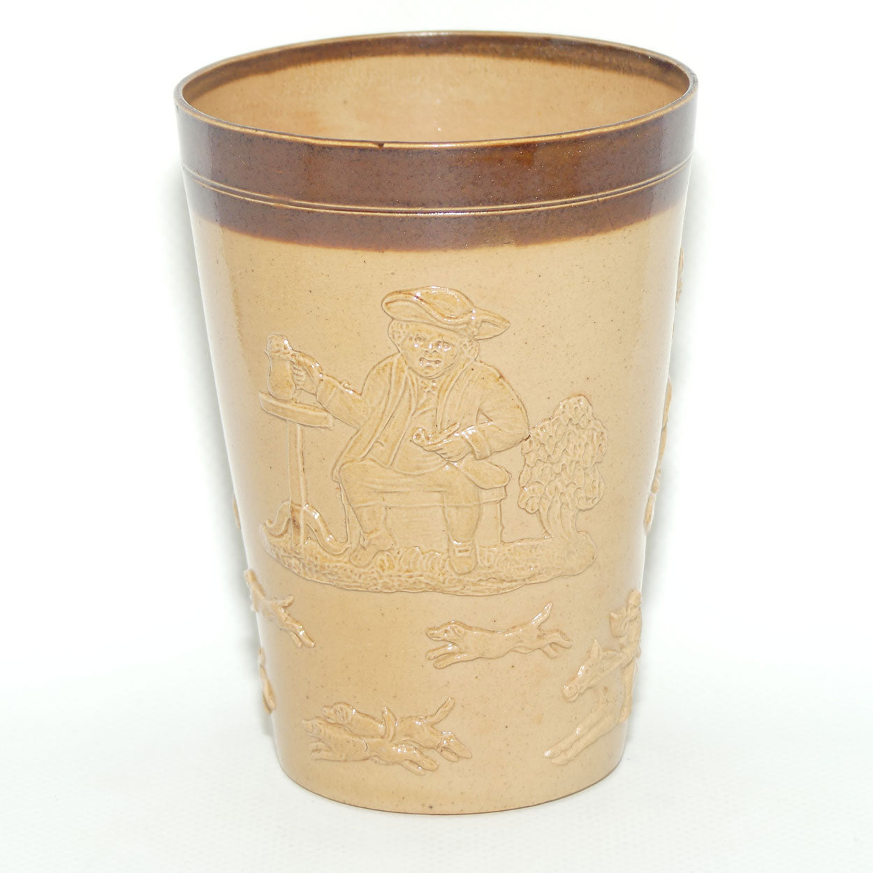 Doulton Lambeth | Royal Doulton Harvest Hunting beaker | 11.5cm tall | #2