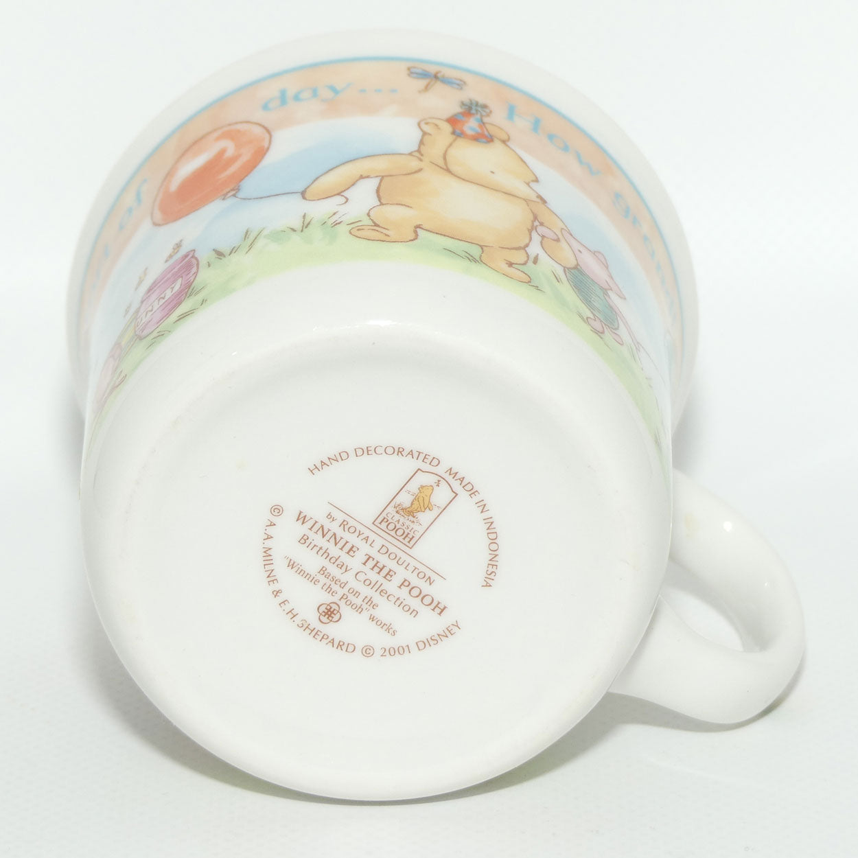 Royal Doulton Winnie the Pooh Birthday Collection Cup | Winnie The Pooh | boxed