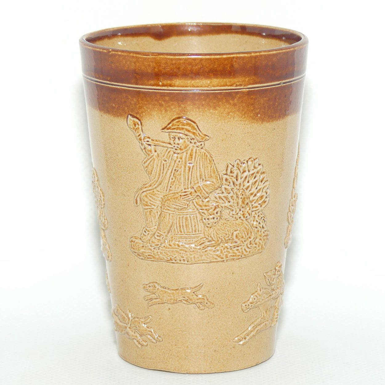 Doulton Lambeth | Royal Doulton Harvest Hunting beaker | 11cm tall | #1