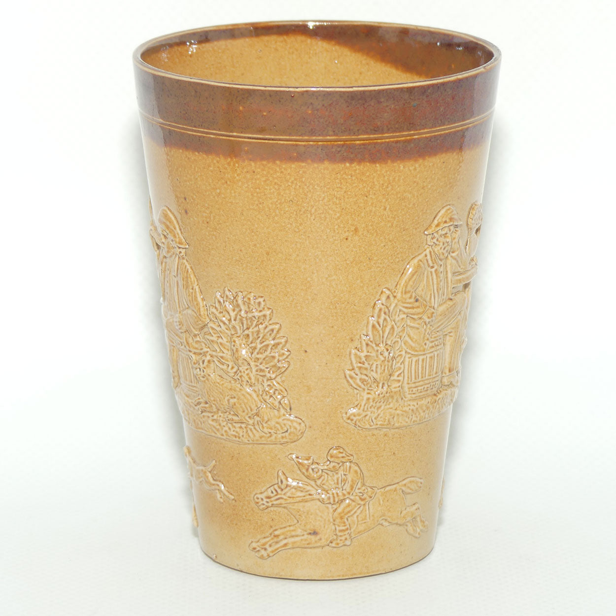 Doulton Lambeth | Royal Doulton Harvest Hunting beaker | 11cm tall | #2