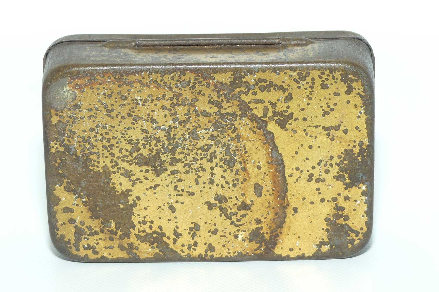 Curacol Throat Pastilles tin | marked for Con P Sheahan Chemist, Stanthorpe