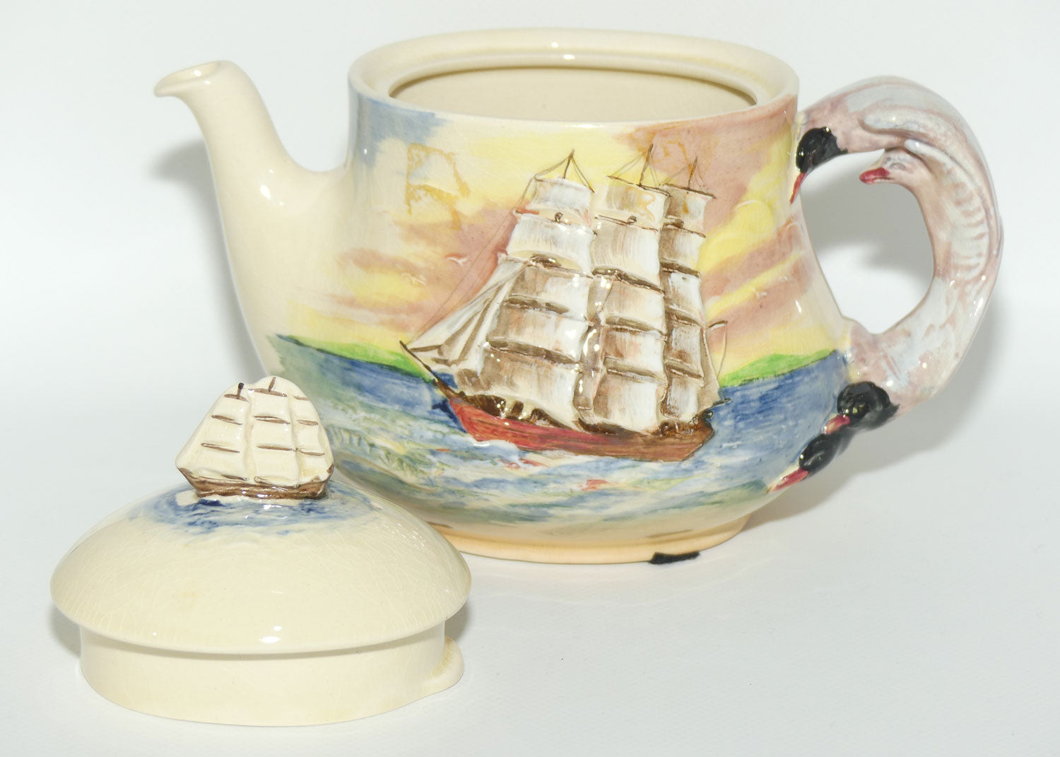 Royal Doulton Famous Ships The Cutty Sark teapot D5957 (#1)