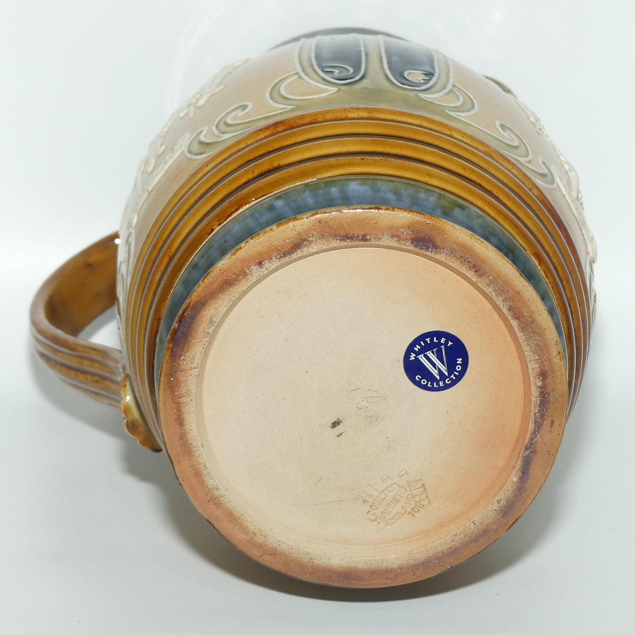 Doulton Lambeth stoneware Cycling bulbous jug | MILITARY, ROAD and PATH | #2