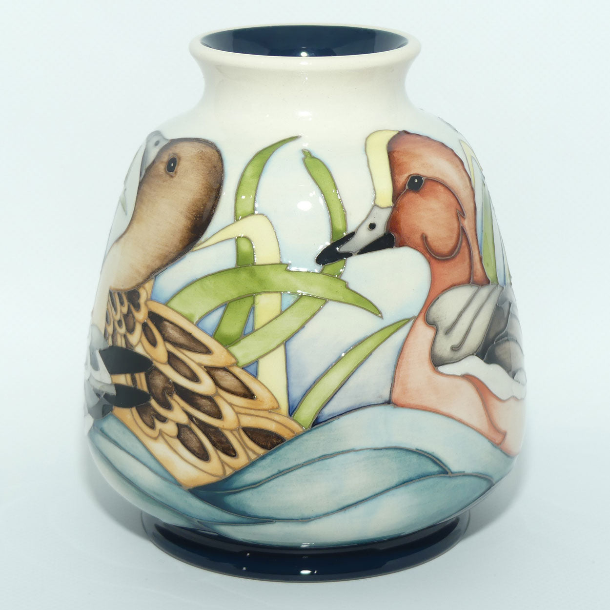 Moorcroft Dabbler Ducks 198/5 vase | LE 12/15