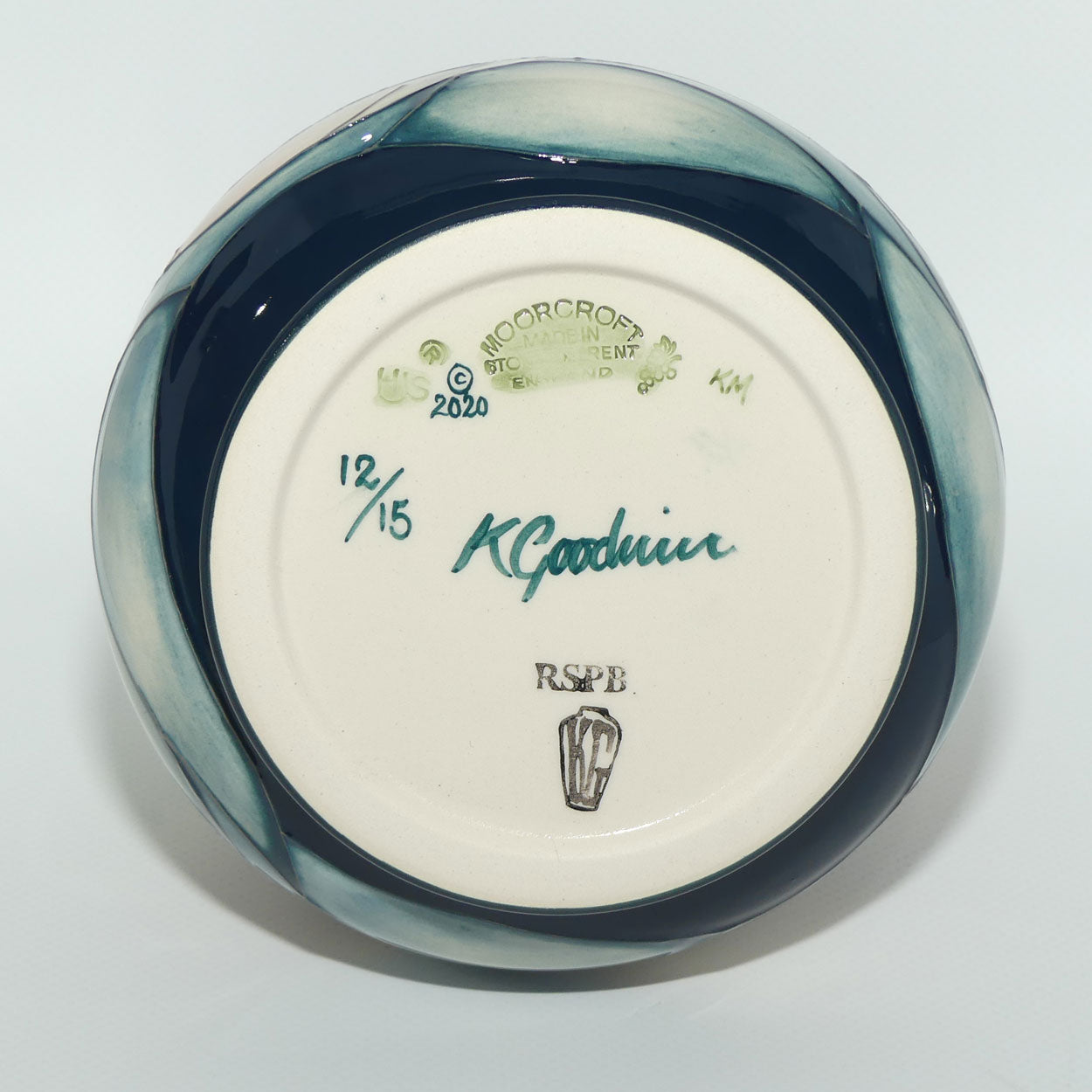 Moorcroft Dabbler Ducks 198/5 vase | LE 12/15