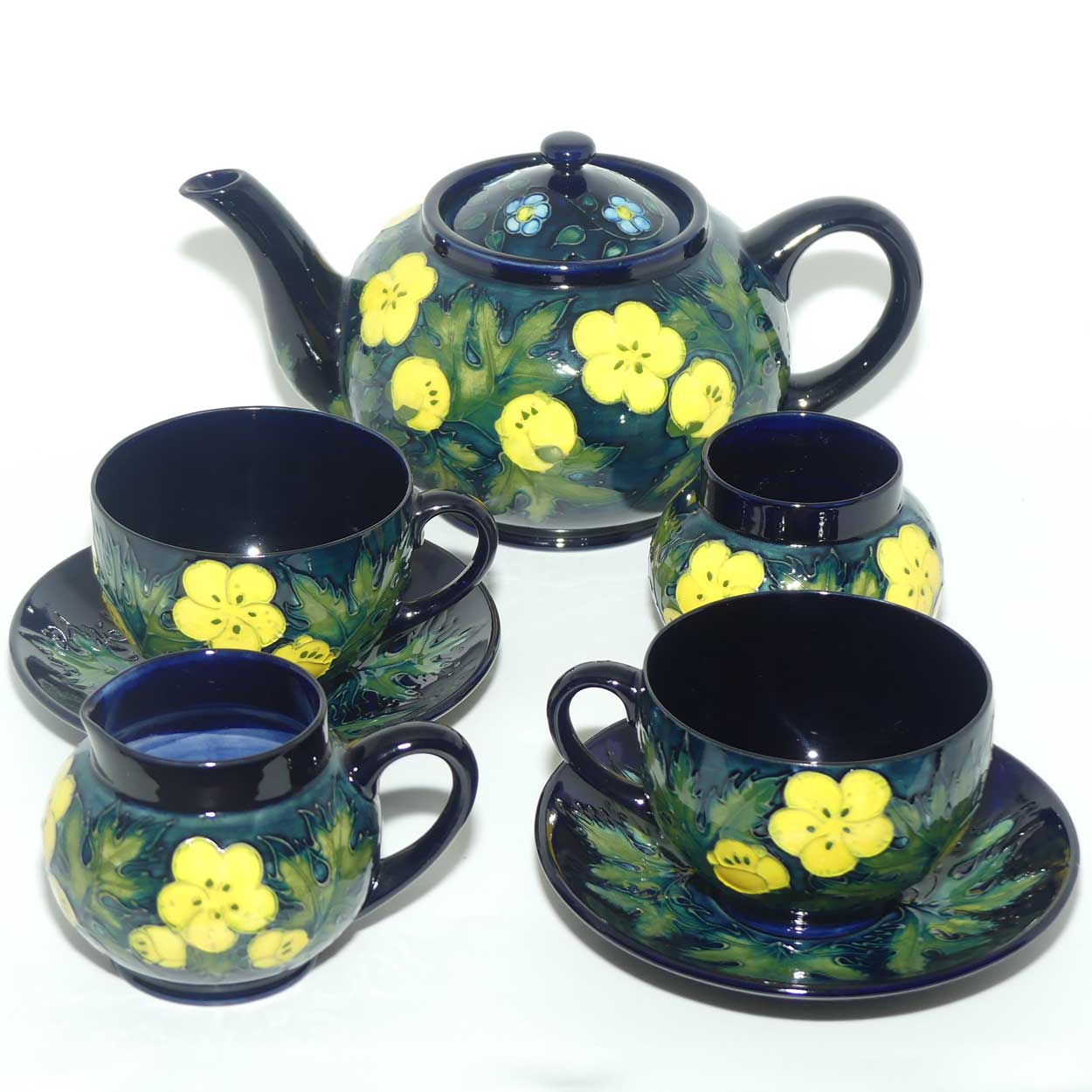 Moorcroft Buttercup teaset