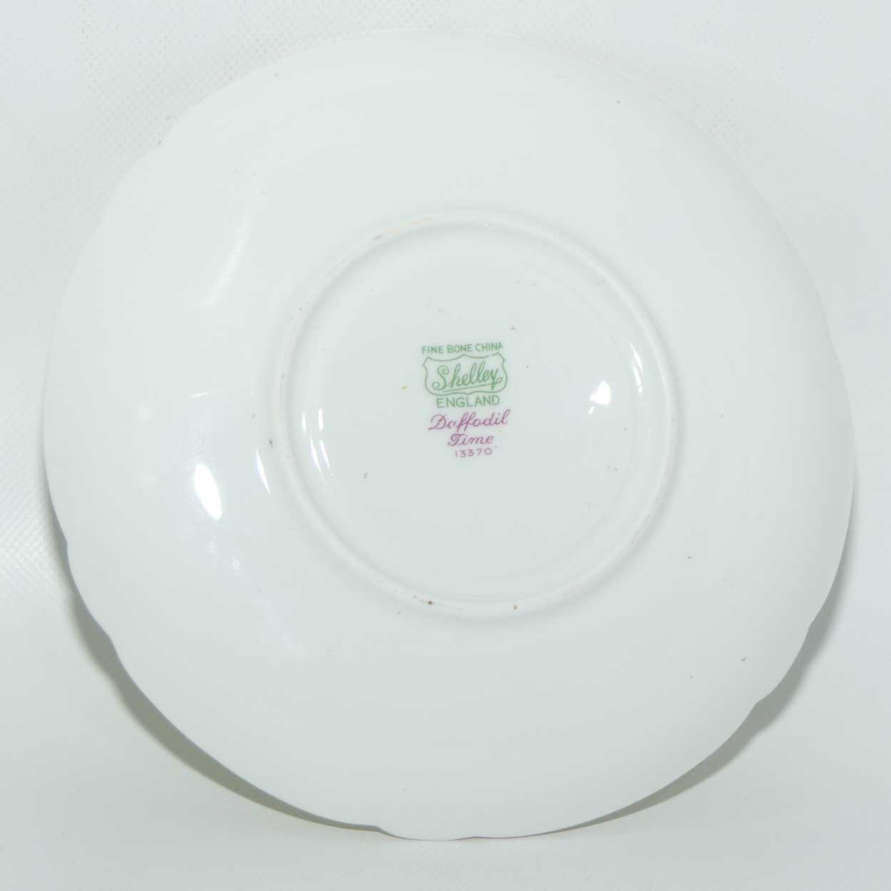 Shelley Daffodil Time tea saucer | 14.5cm | Gilt Trim | 13370