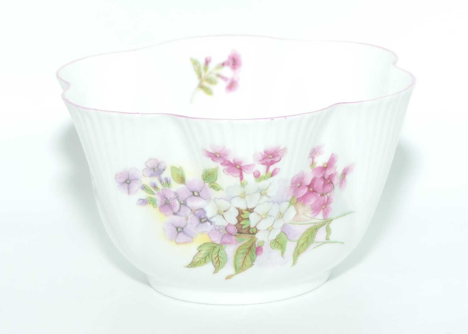 Shelley Dainty shape Stocks milk jug and sugar bowl | #2 | Pattern 13428