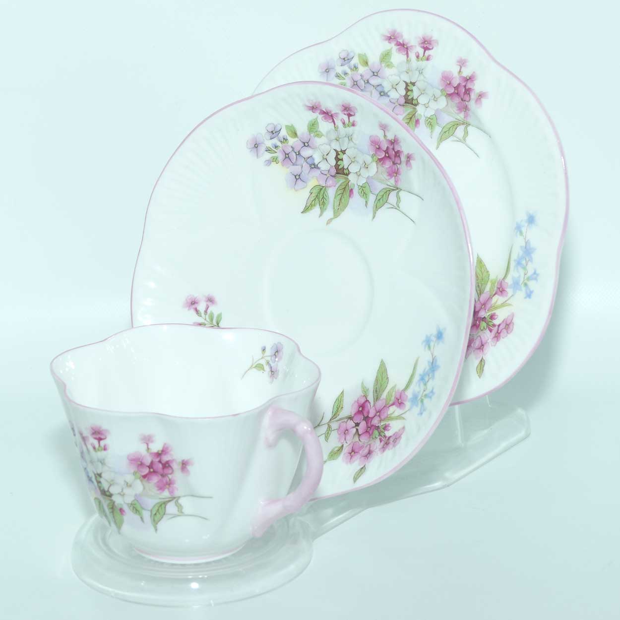 Shelley Dainty shape Stocks trio | Pattern 13428