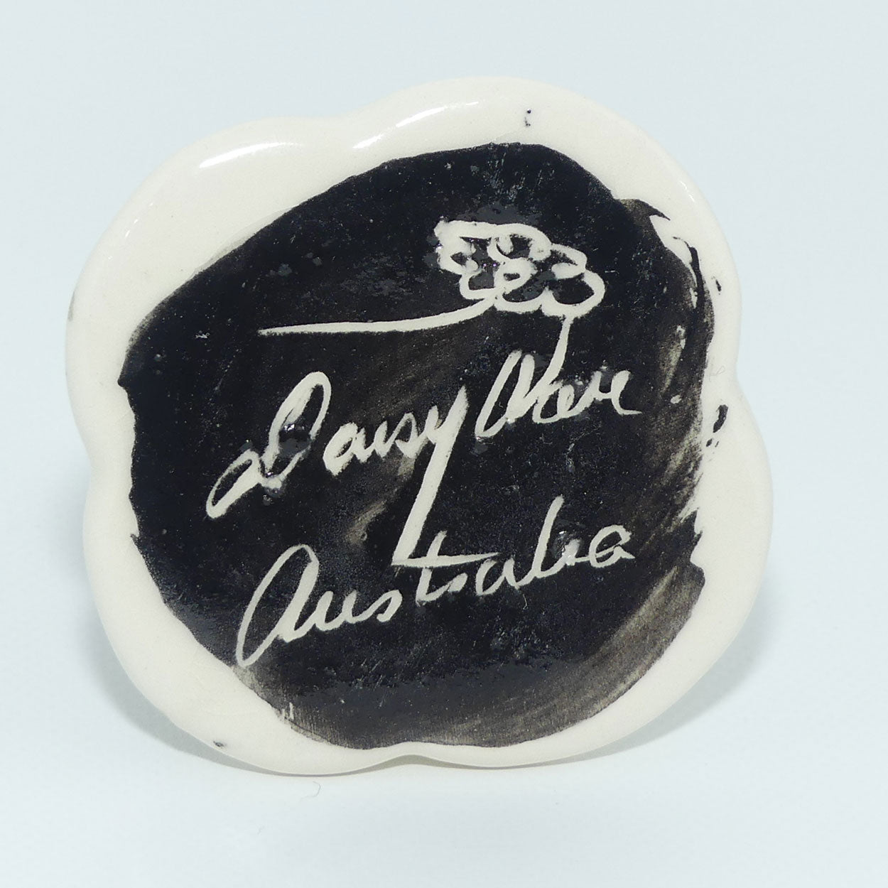 Australian Pottery | Daisy Ware floral candle holder