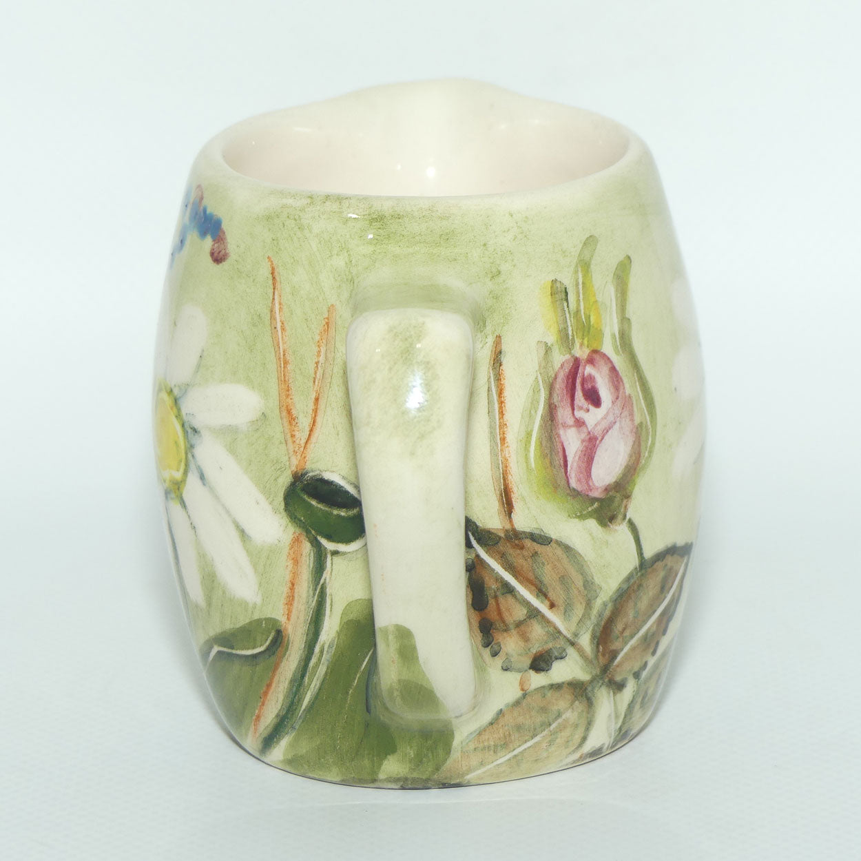 Australian Pottery | Daisyware Pottery cream jug | Roses and Daisy Decor